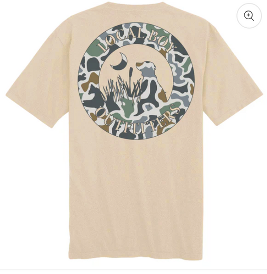 LOCAL BOY OUTFITTERS TODDLER ORIGINAL LOCALFLAGE BULFF SS TEE LATTE