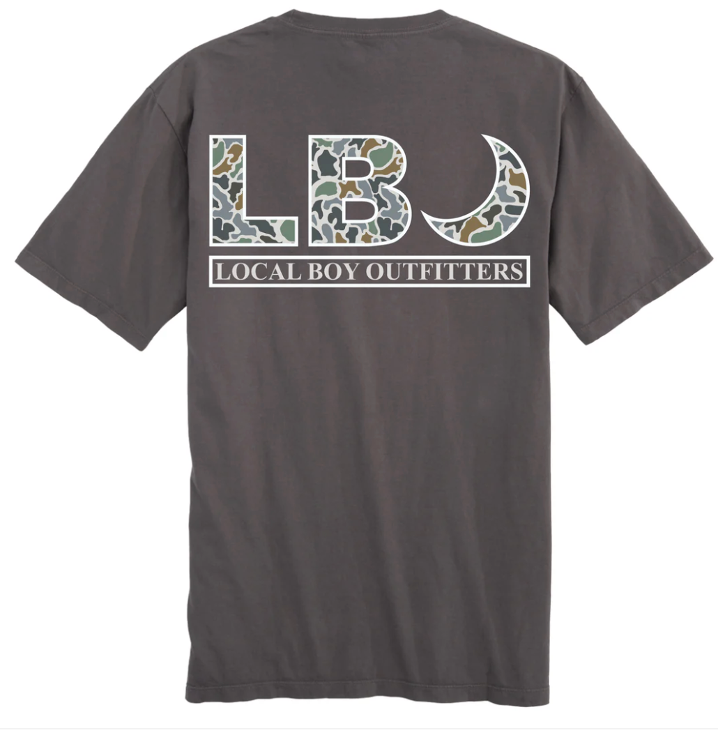 LOCAL BOY OUTFITTERS TODDLER LBO BLUFF SS TEE GRAY
