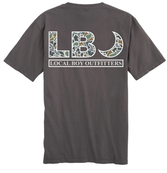 LOCAL BOY OUTFITTERS TODDLER LBO BLUFF SS TEE GRAY