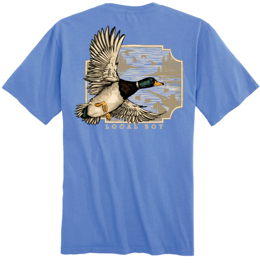 LOCAL BOY OUTFITTERS TODDLER GREENHEAD FLIGHT SS TEE MARINA
