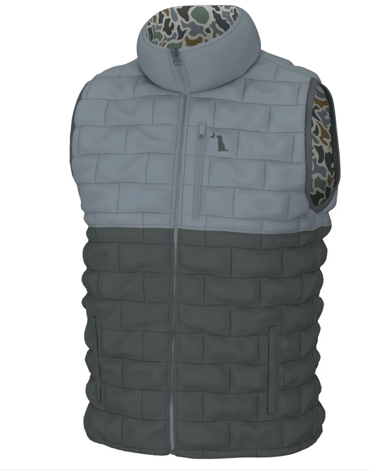 LOCAL BOY OUTFITTERS DUCK DOWN VEST LOCALFLAGE BLUFF