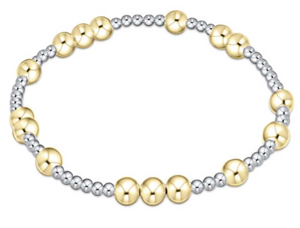 ENEWTON HOPE UNWRITTEN 5MM BEAD BRACELET MIXED METAL