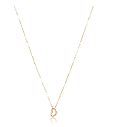 ENEWTON 16" NECKLACE GOLD LOVE SMALL GOLD CHARM NECKLACE