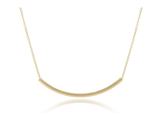 ENEWTON 16" NECKLACE GOLD BAR BLISS GOLD