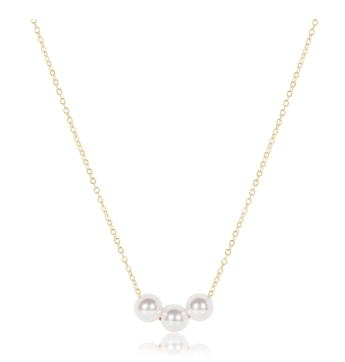 ENEWTON 16" NECKLACE GOLD JOY PEARL