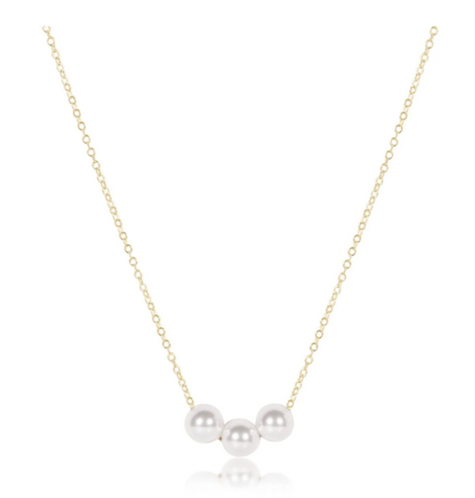 ENEWTON 16" NECKLACE GOLD JOY PEARL