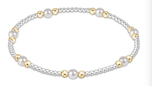 ENEWTON CLASSIC MIXED METAL  PEARL PURP 4MM