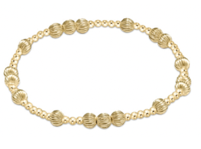 ENEWTON HOPE UNWRITTEN DIGNITY 5MM BEAD BRACELET GOLD