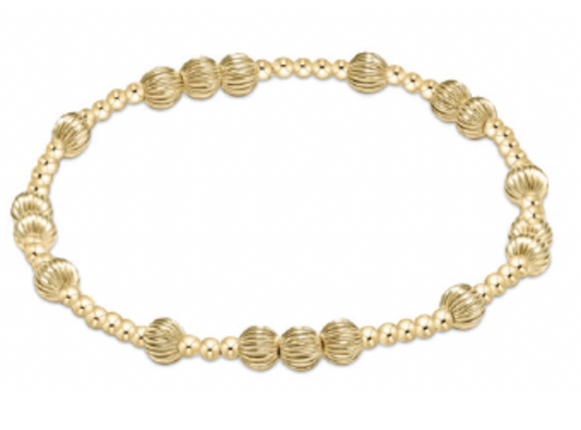 ENEWTON HOPE UNWRITTEN DIGNITY 5MM BEAD BRACELET GOLD