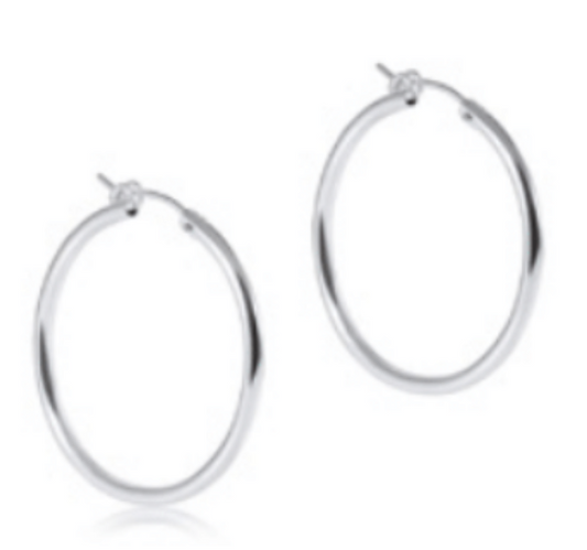 ENEWTON ROUND STERLING 1.25" HOOP SMOOTH