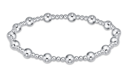 ENEWTON EXTENDS CLASSIC SINCERITY PATTERN 5MM BEAD BRACELET STERLING