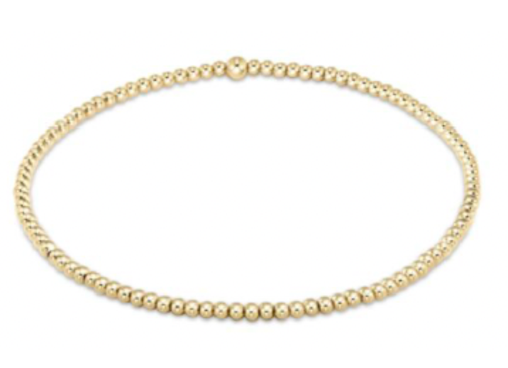 ENEWTON EGIRL CLASSIC GOLD 2MM BEAD BRACELET