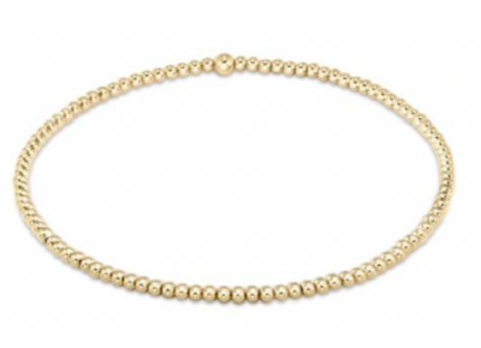 ENEWTON EGIRL CLASSIC GOLD 2MM BEAD BRACELET