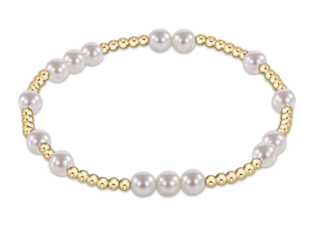 ENEWTON HOPE UNWRITTEN 5MM BEAD BRACELET PEARL