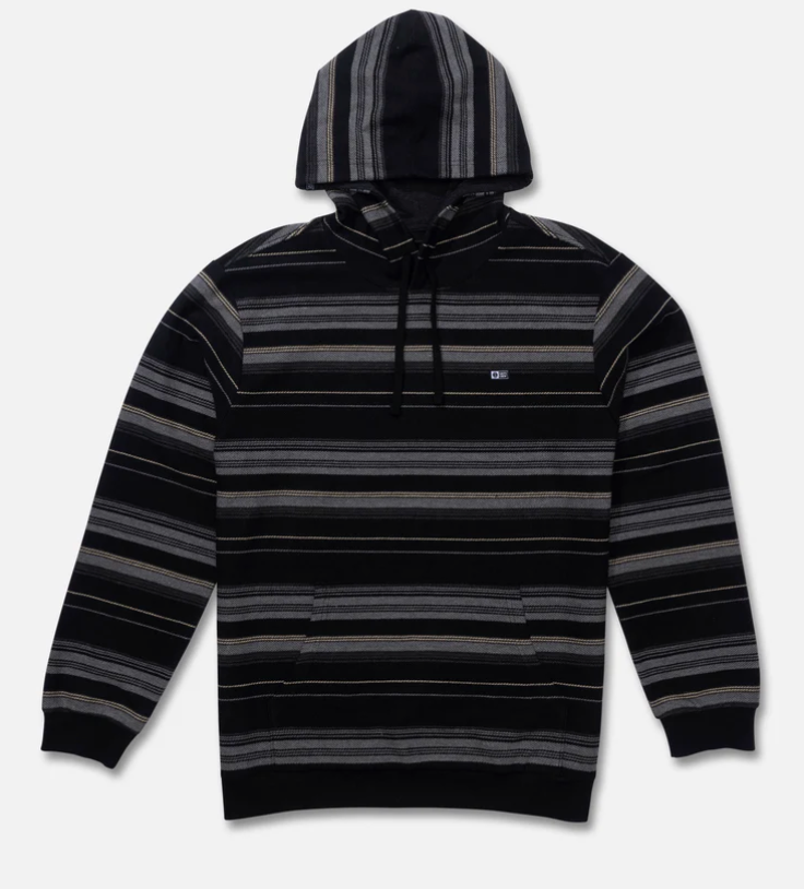 SALTY CREW CREWSER FLEECE HOOD BLACK
