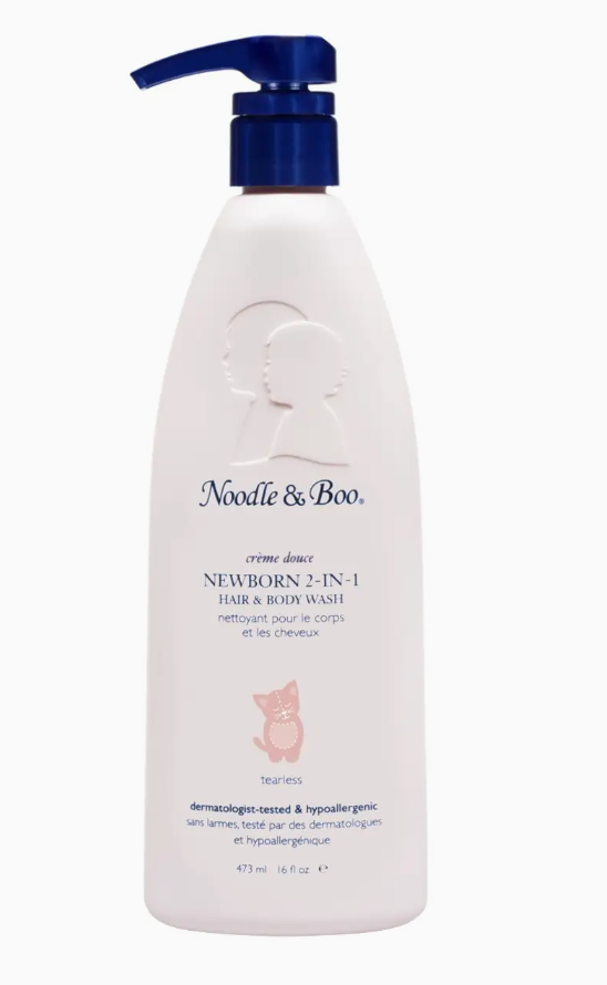 NOODLE & BOO NEWBORN 2 IN 1 HAIR & BODY WASH, CREME DOUCE 16 OZ