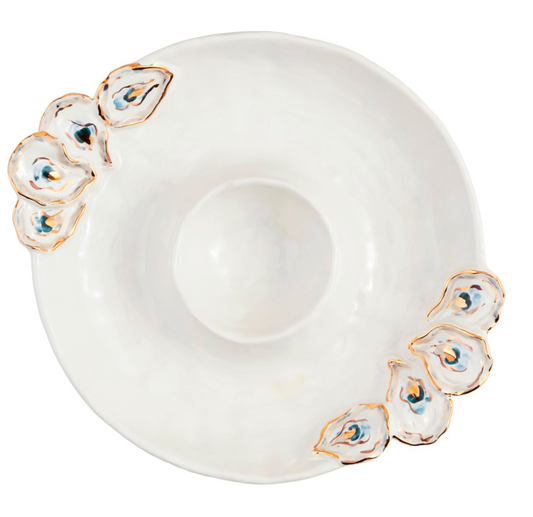 OYSTER CHIP AND DIP BOWL SET