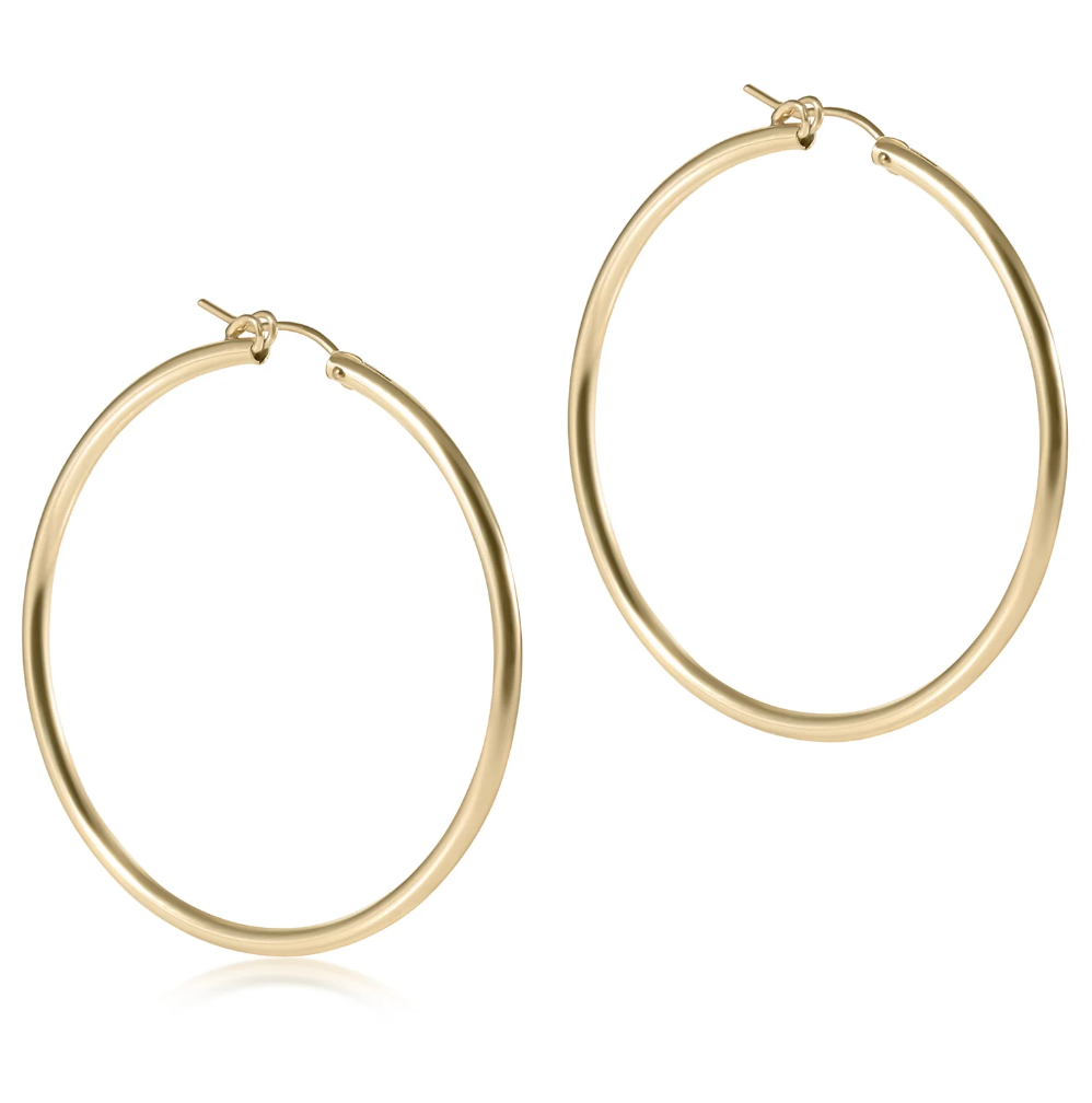 ENEWTON 2" HOOP SMOOTH EARRING