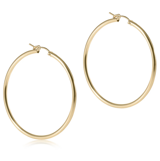 ENEWTON 2" HOOP SMOOTH EARRING