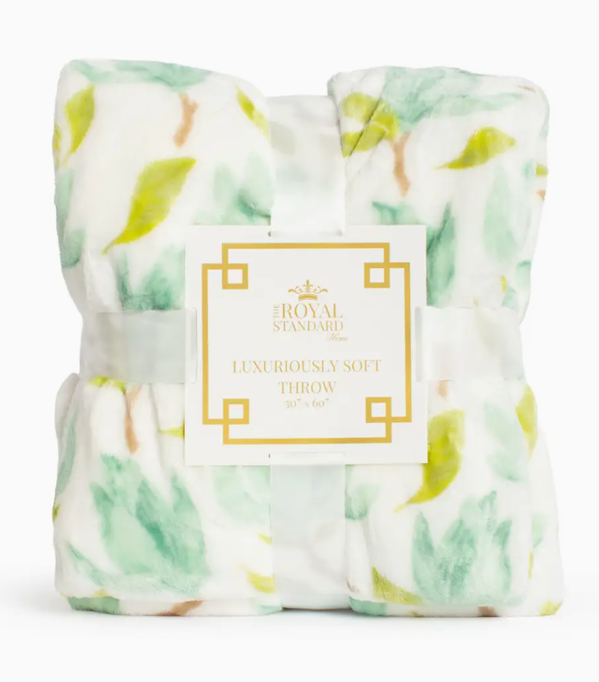 AUDREY THROW SOFT GREEN MULTI 50 X 60