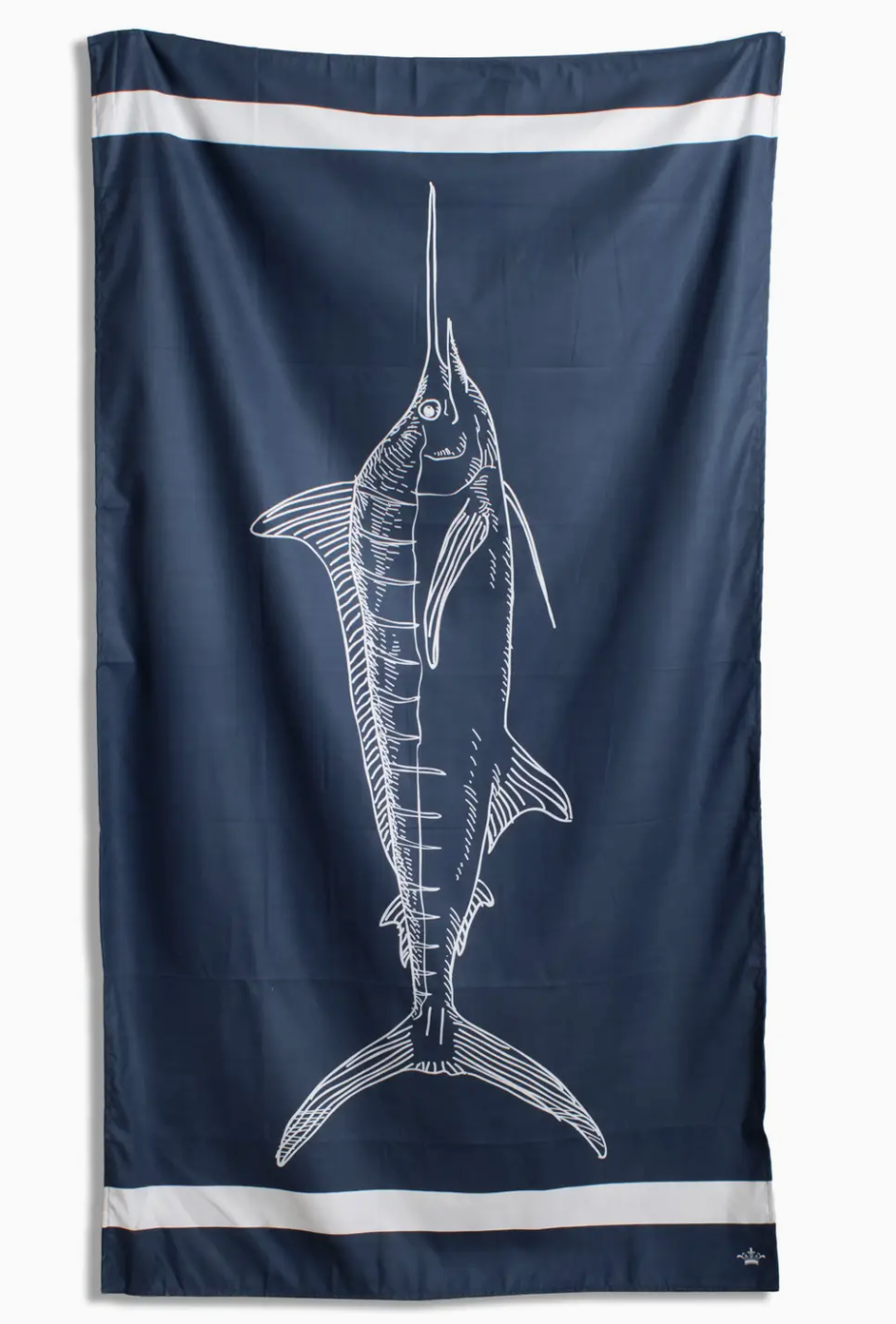 MARLIN GIANT BEACH GIANT TOWEL NAVY/WHITE