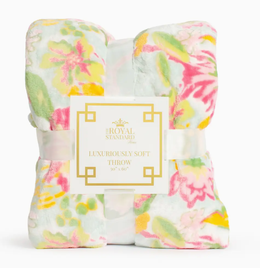 SUMMER BOUQUET THROW MULTI 50 X 60