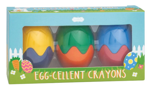 BOY EGG SHAPED CRAYONS