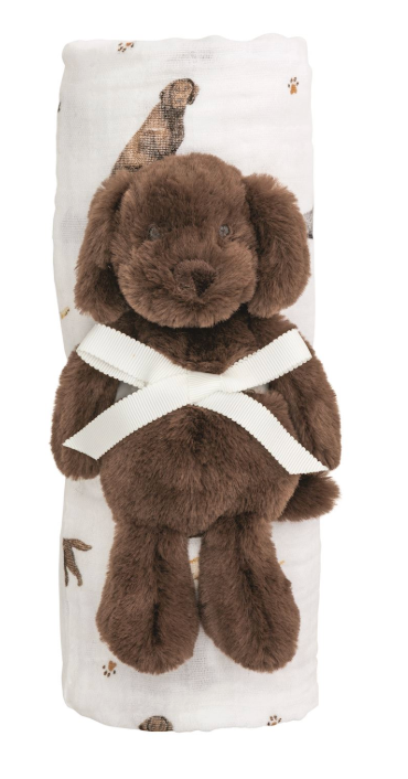 LAB SWADDLE AND RATTLE