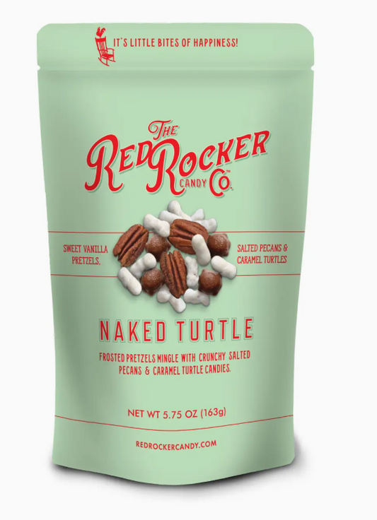 RED ROCKER CANDY NAKED TURTLE 5.75 OZ RESEALABLE POUCH