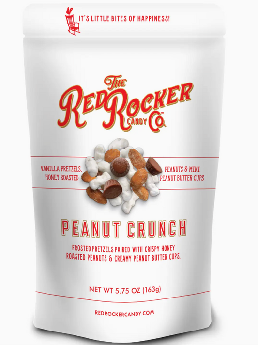 RED ROCKER CANDY PEANUT CRUNCH 5.75 RESEALABLE POUCH