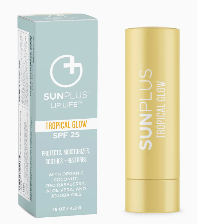 SUNPLUS SOLAR CALM LIP BALM SPF 25 TROPICAL GLOW