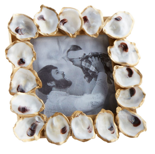 SQUARE MINI GOLD OYSTER FRAME