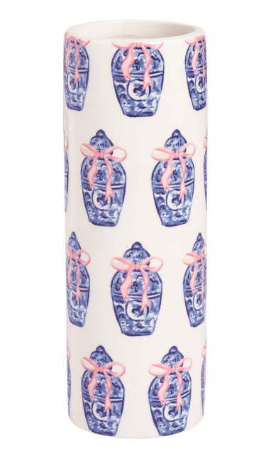 JAR PATTERN STEM VASE