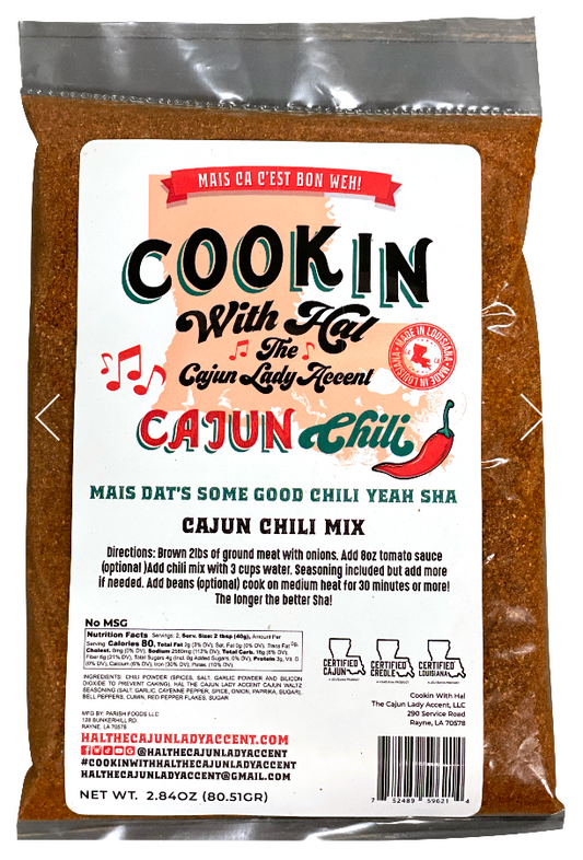 COOKIN WITH HAL CAJUN CHILI MIX
