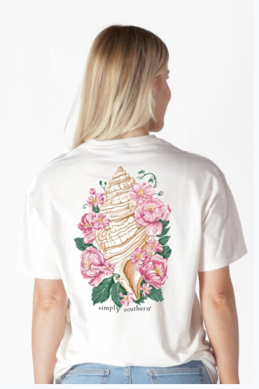 SIMPLY SOUTHERN CONCH OYSTER SHORT SLEEVE