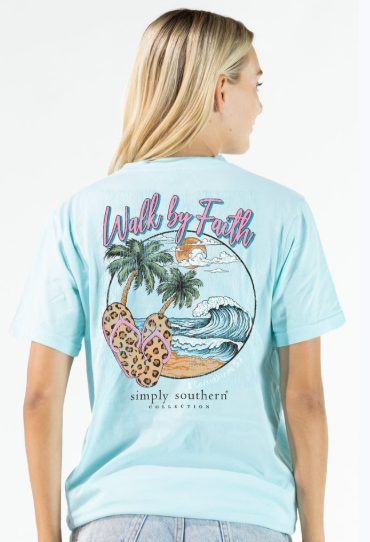 SIMPLY SOUTHERN FAITH AGEAN SHORT SLEEVE