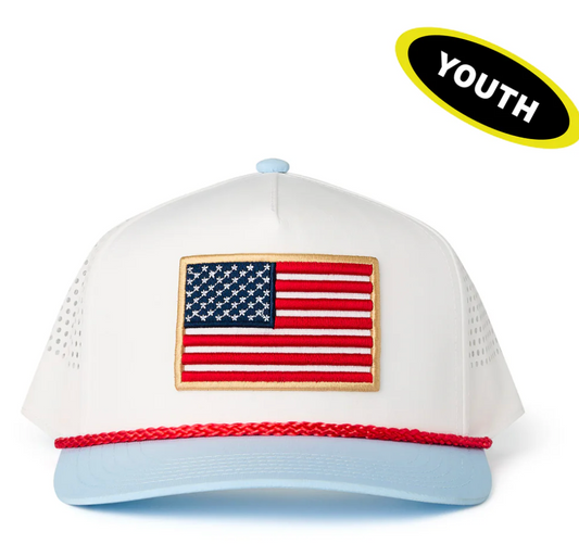 BURLEBO YOUTH PERFORMANCE CAP OLD GLORY
