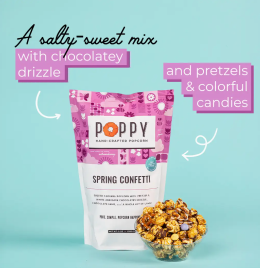 POPPY SPRING CONFETTI POPCORN
