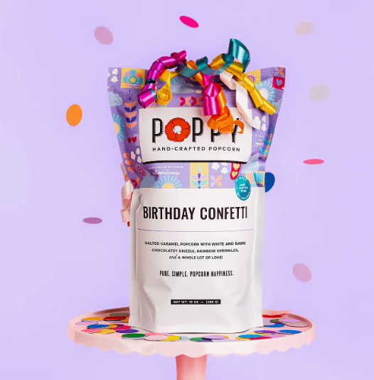 POPPY BIRTHDAY CONFETTI POPCORN