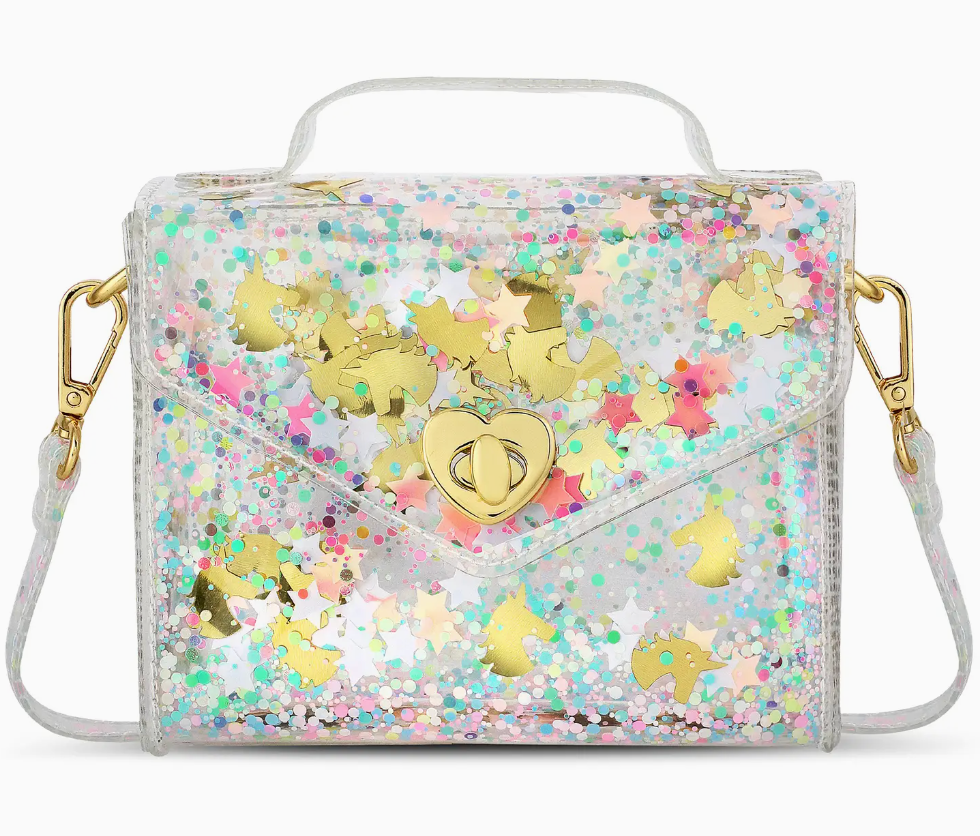THE CARRYING KIND GUSSIE UNICORN SPARKLE PURSE