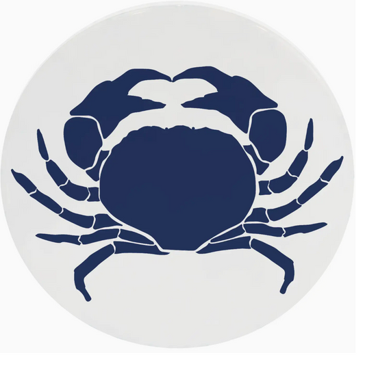 NAVY CRABS 4" ROUND CERAMIC COASTERS