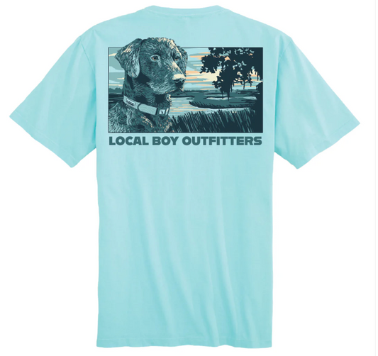 LOCAL BOY YOUTH WETLANDS WATCHDOG SS TEE AQUA