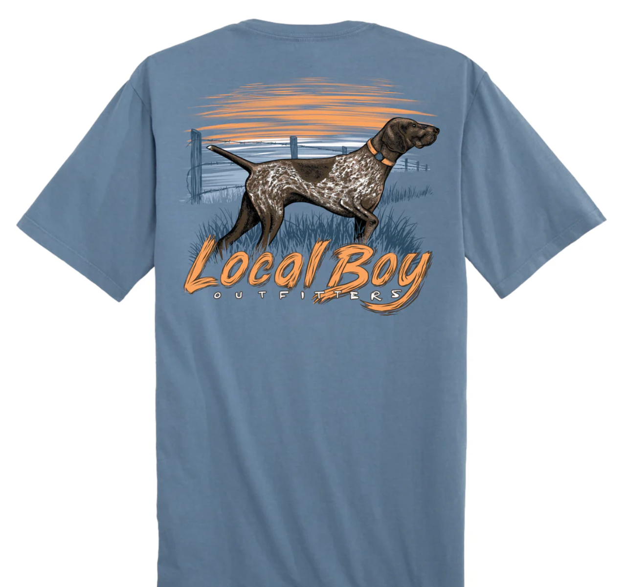 LOCAL BOY YOUTH GSP SUNSET SS TEE SLATE
