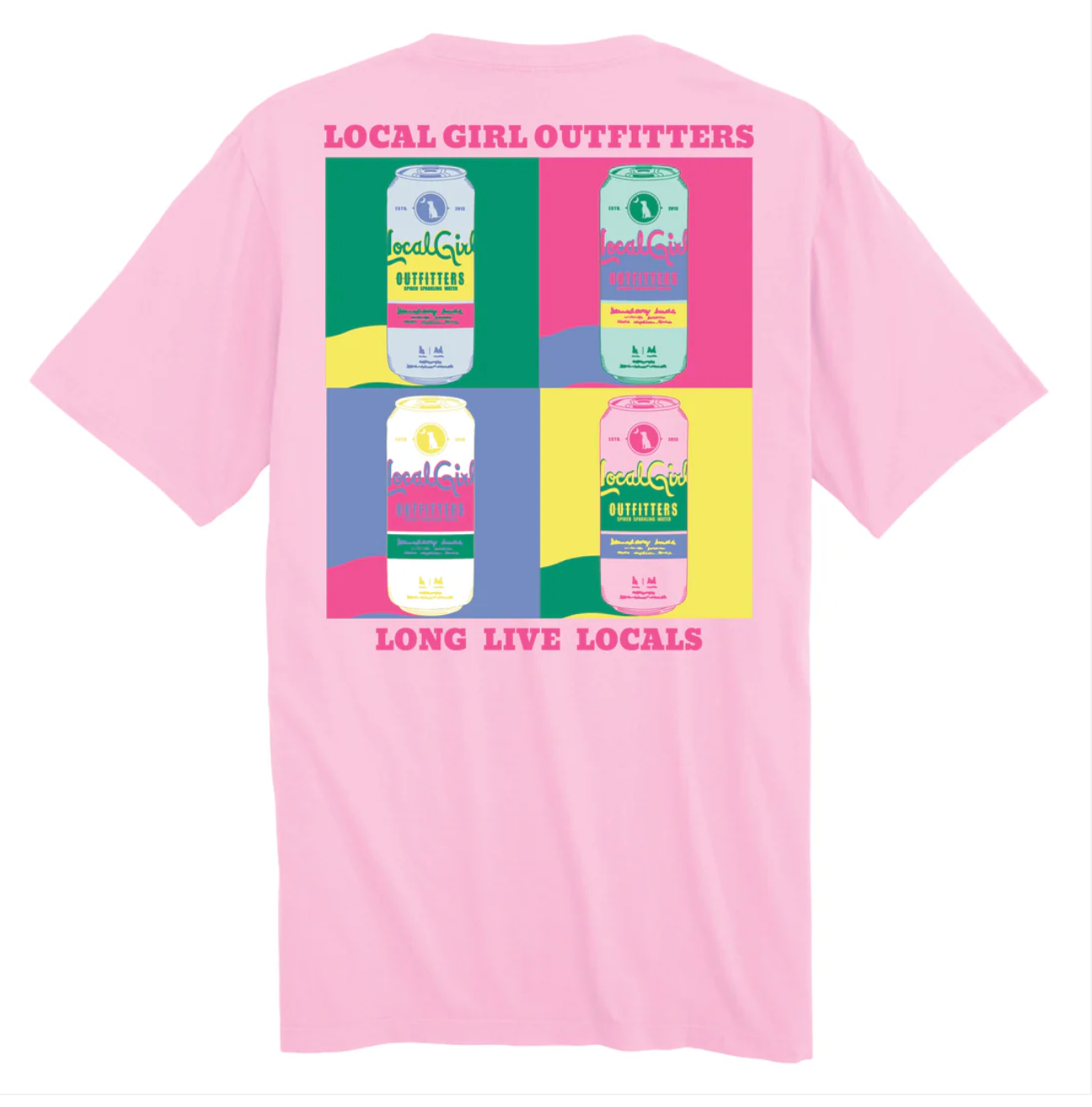 LOCAL GIRL CHICO POP ART SS TEE BLOSSOM