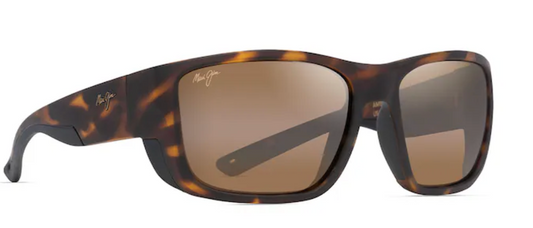 MAUI JIM HCL AMBERJACK MATTE TORTOISE WITH BLACK