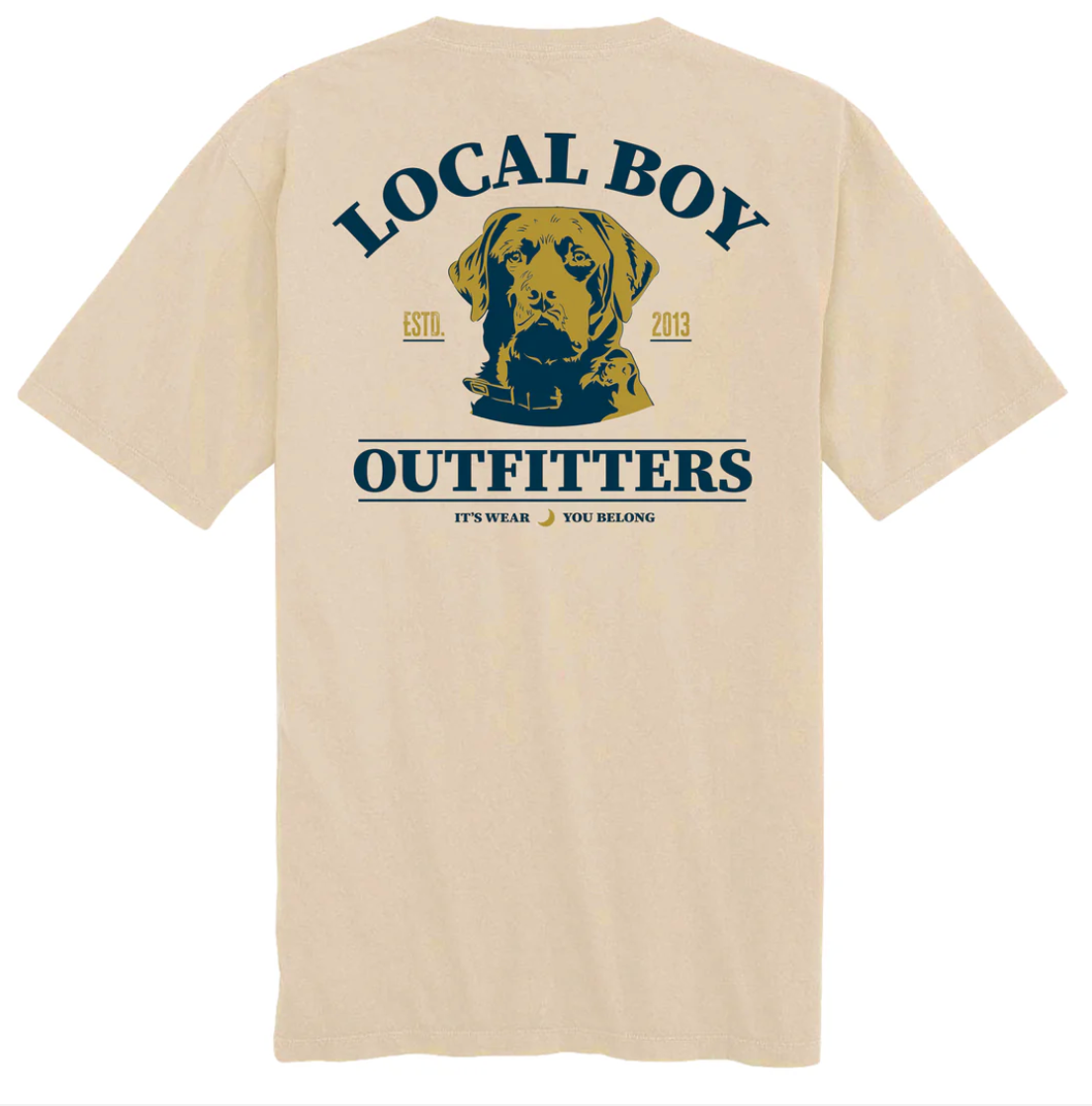 LOCAL BOY OUTFITTERS BUSTER SS TEE LATTE