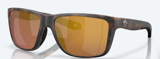 COSTA BROADBILL II MATTE TORTOISE GOLD MIRROR SUNGLASSES 580G
