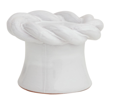 SM CERAMIC TWIST PILLAR HOLDER
