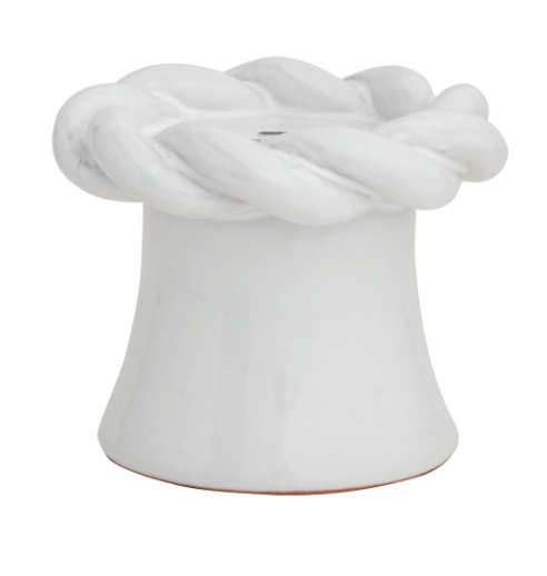 LG CERAMIC TWIST PILLAR HOLDER