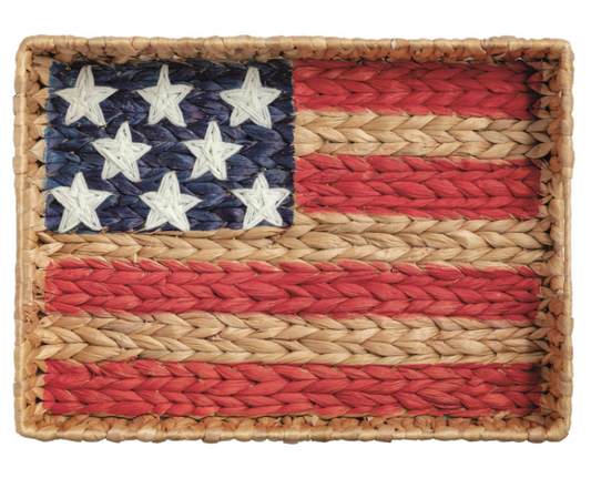 WOVEN FLAG TRAY